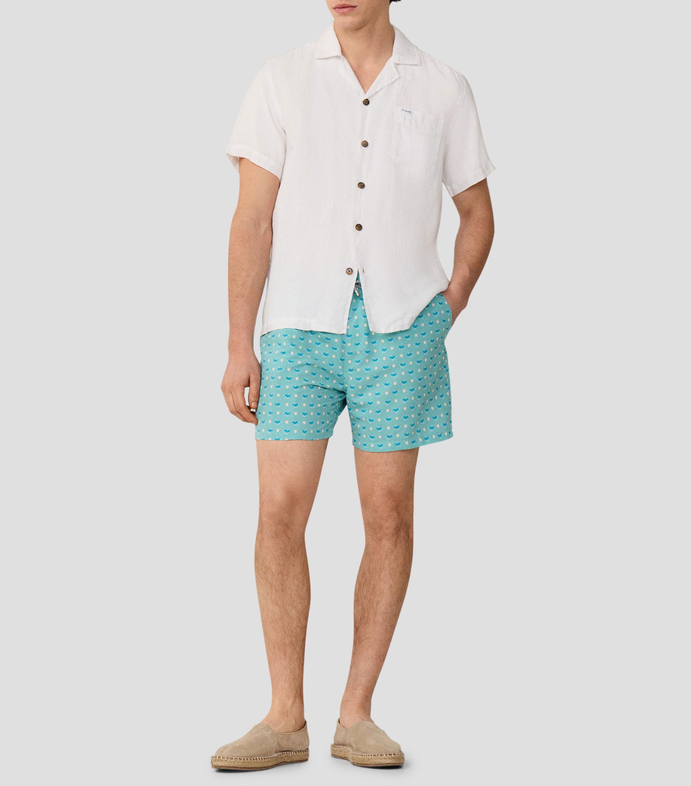 Traje estampado Hombre